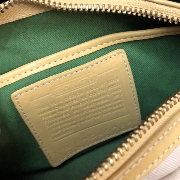 Coach Canvas Leather Bag - Picture 7 of 8